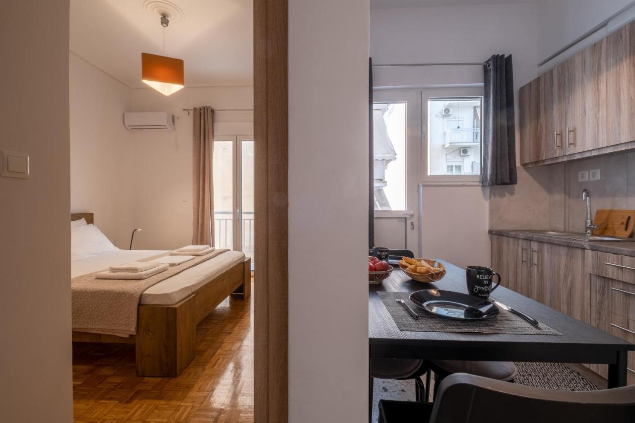 Sokos Residence, 1' Walk From Aghios Ioannis Metro Athén Kültér fotó